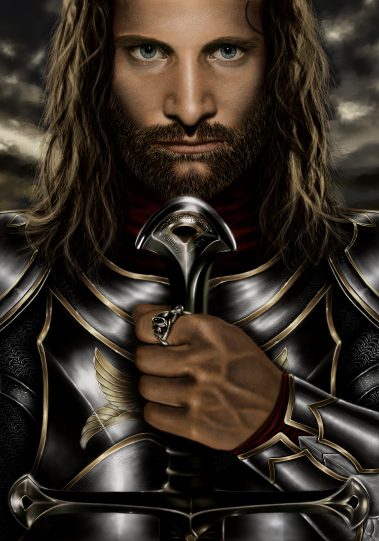 Aragorn - Fan Art by melica